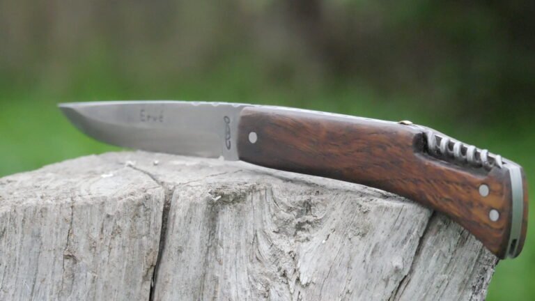 Variante inox 14C28N et tire bouchon forgé main